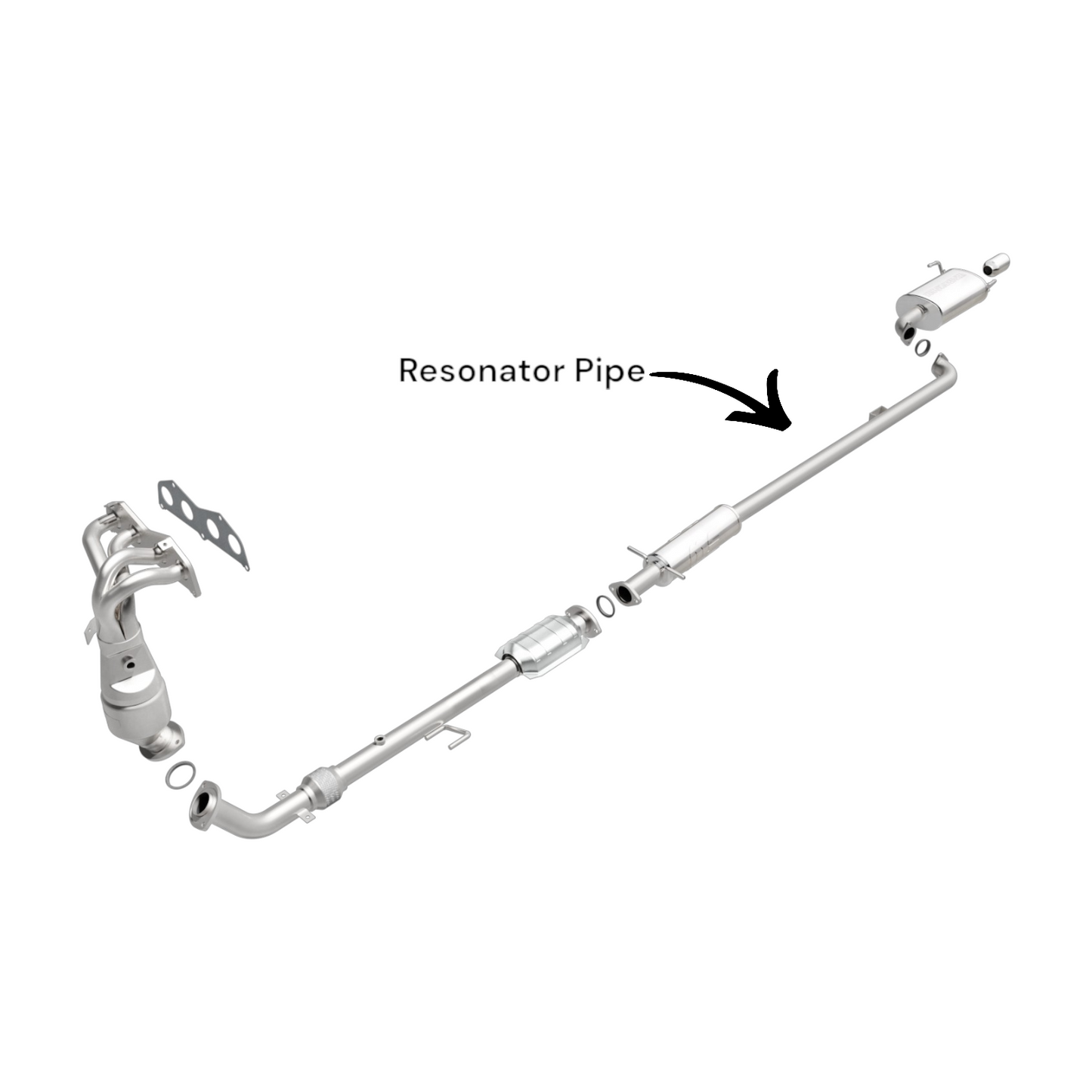 47847 - Toyota Camry 2.4L (2003-2006) Resonator Pipe (FOR FEDERAL EMISSION ONLY)