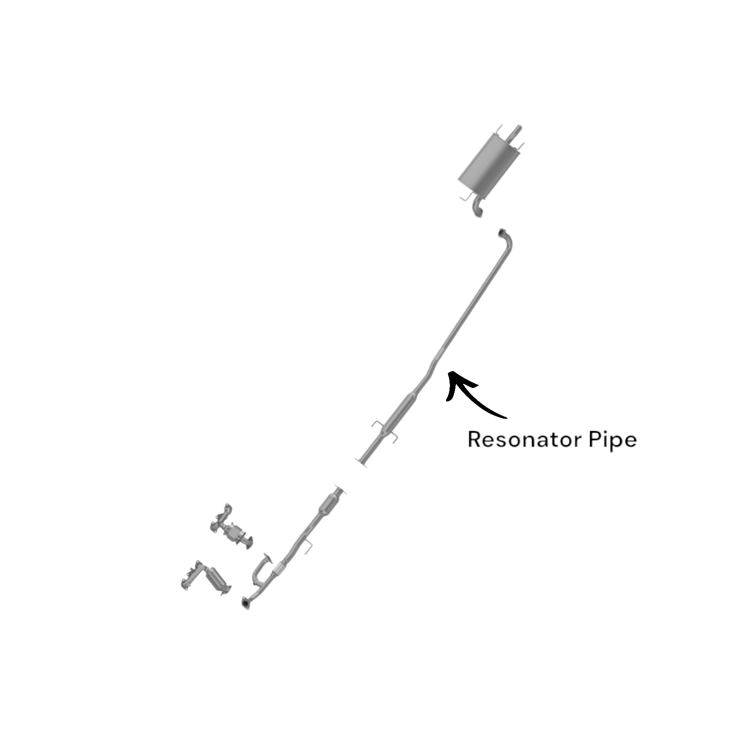 Lexus ES330 3.3L (2004-2006) Resonator Pipe