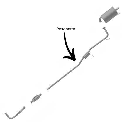 Honda Accord 2.3L 1998-2002 Resonator (coupe)