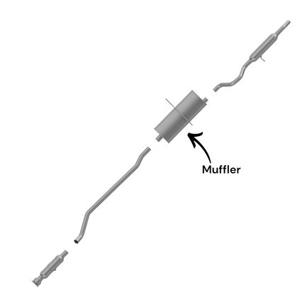 Chrysler Voyager 2.4L (2001-2003) Muffler