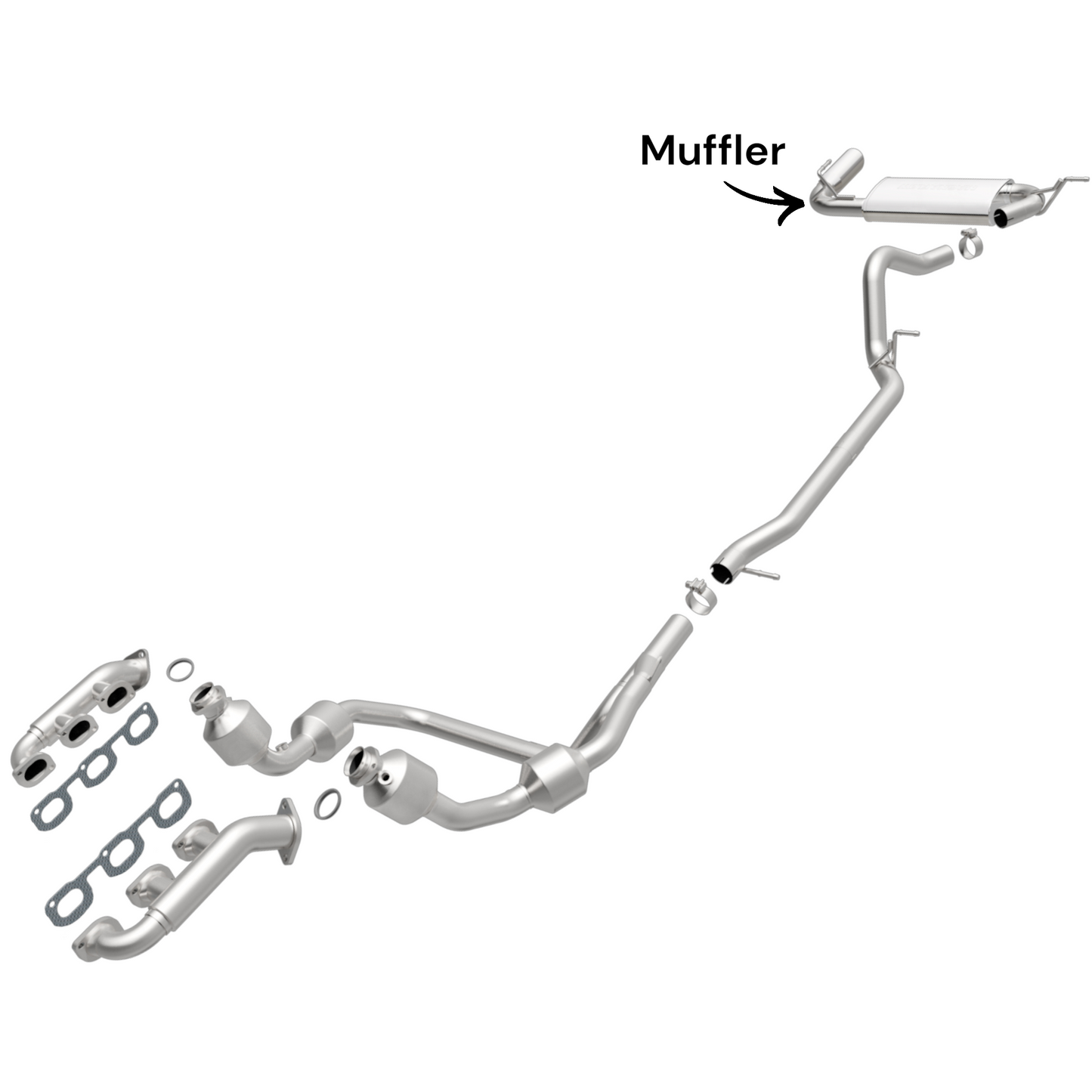 Silencieux pour Jeep Wrangler 3.8L (2007-2011)