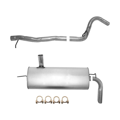 Tuyau d'échappement avec silencieux pour Jeep Wrangler 3.8L (2007-2011) (2 portes)