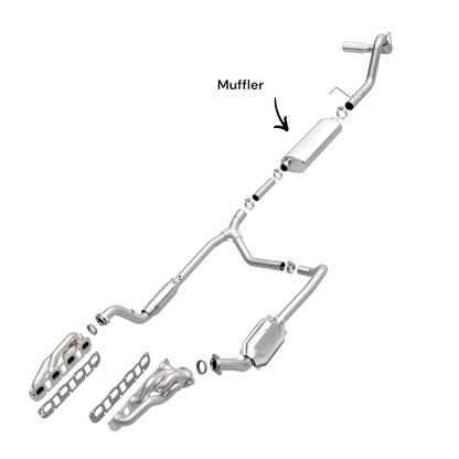 Dodge Ram 1500 2006-2008 5.7L Muffler (crew Cab pickup)