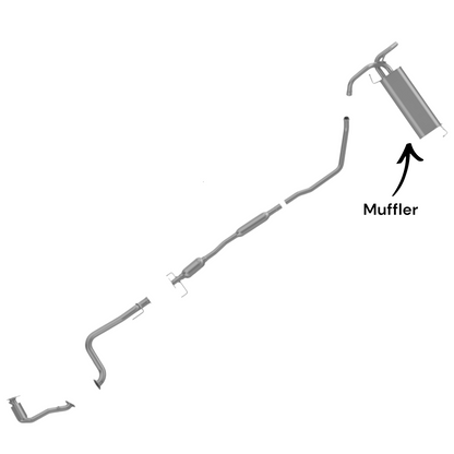 Suzuki SX4 2.0L (2007-2013) (Hatchback) Muffler