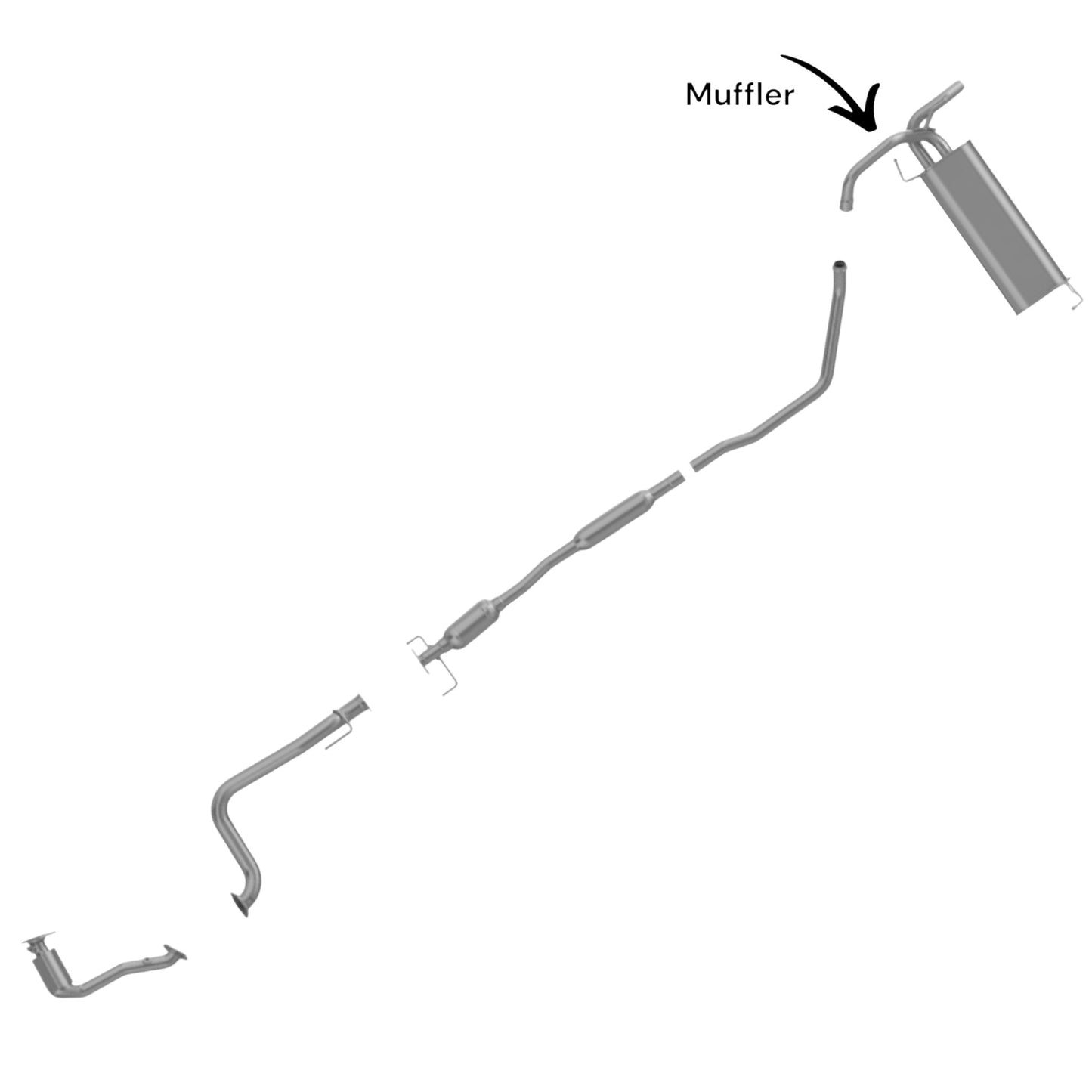 Silencieux pour Suzuki SX4 2.0L (2008-2013) (Berline)