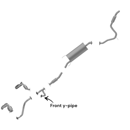Toyota Rav4 3.5L (2006-2011) Front Y-Pipe
