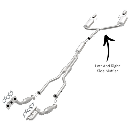Lexus IS250 2.5L 2006-2013 Left And Right Side Y Pipe Muffler