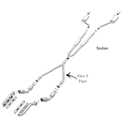 Infiniti G37 3.7L 2008-2013 Flex Y Pipe