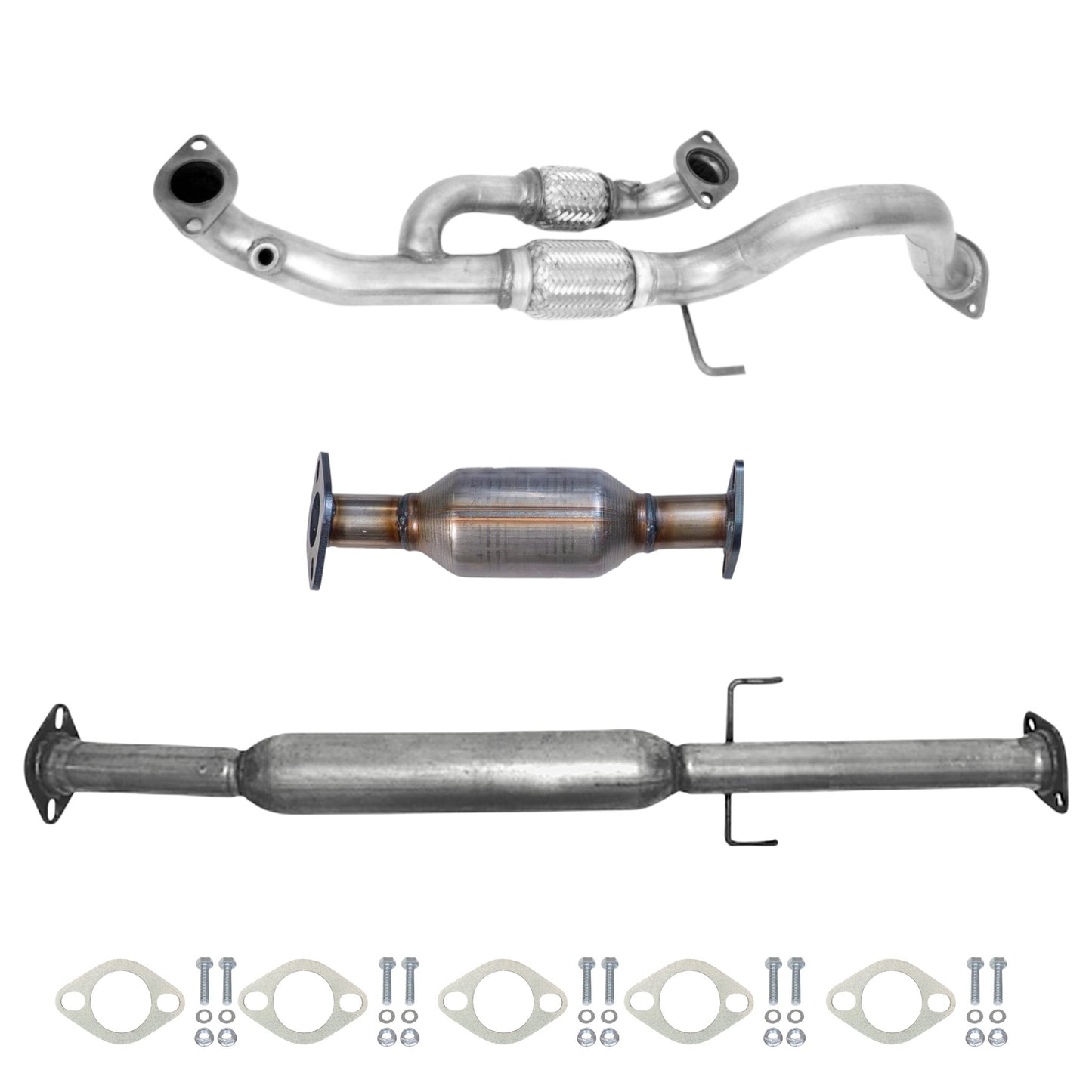 Hyundai Azera 3.3L (2006-2010) Flex Y-Pipe, Catalytic Converter and Resonator