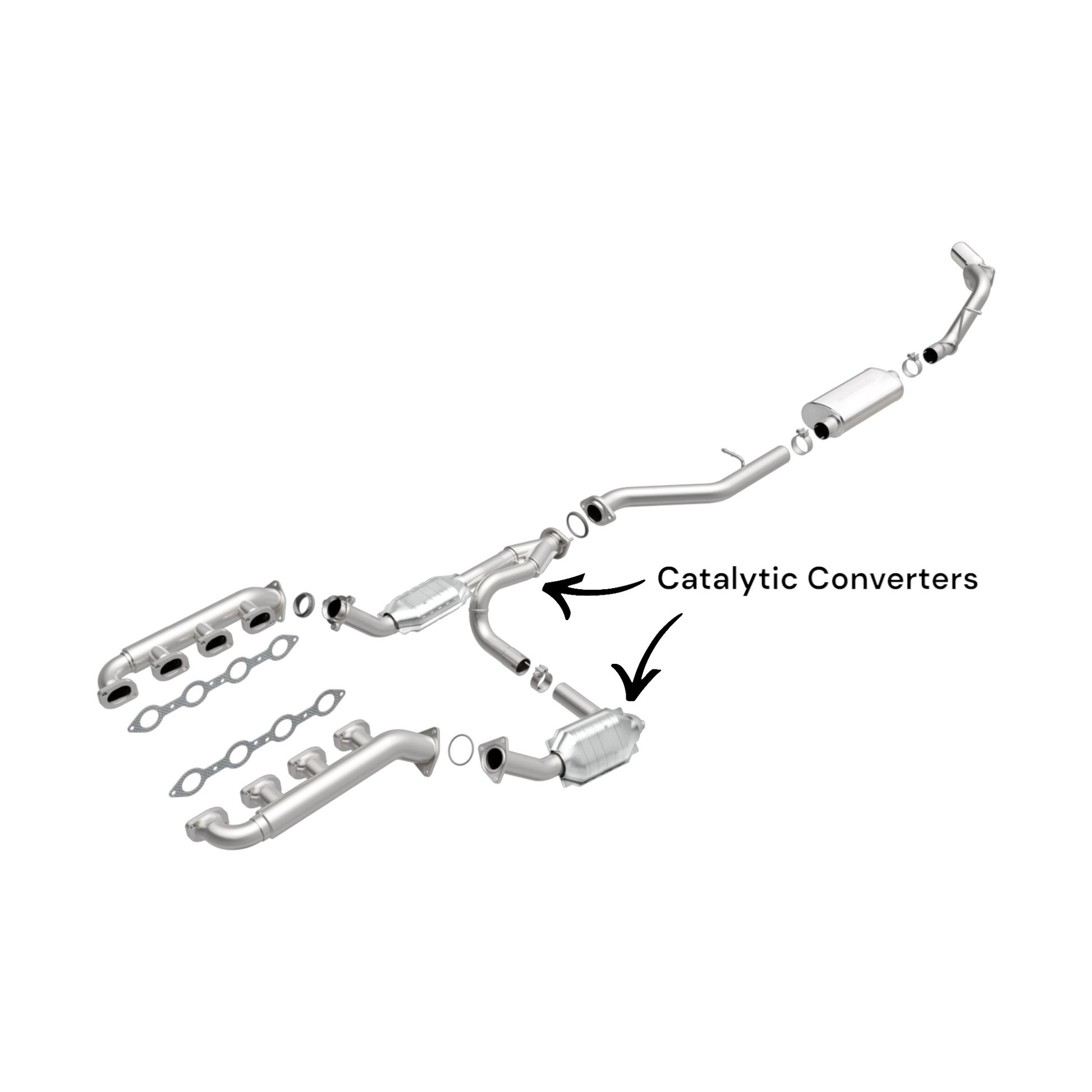 Chevrolet Silverado 1500 5.3L (1999-2002) Catalytic Converters