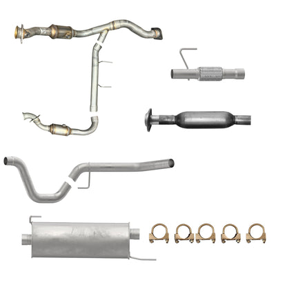 Ford F-150 3.5L (2011-2014) (Turbo) (145.0" Wheelbase) Catalytic Converters, Resonator, Flex Pipe, Muffler and Tail pipe