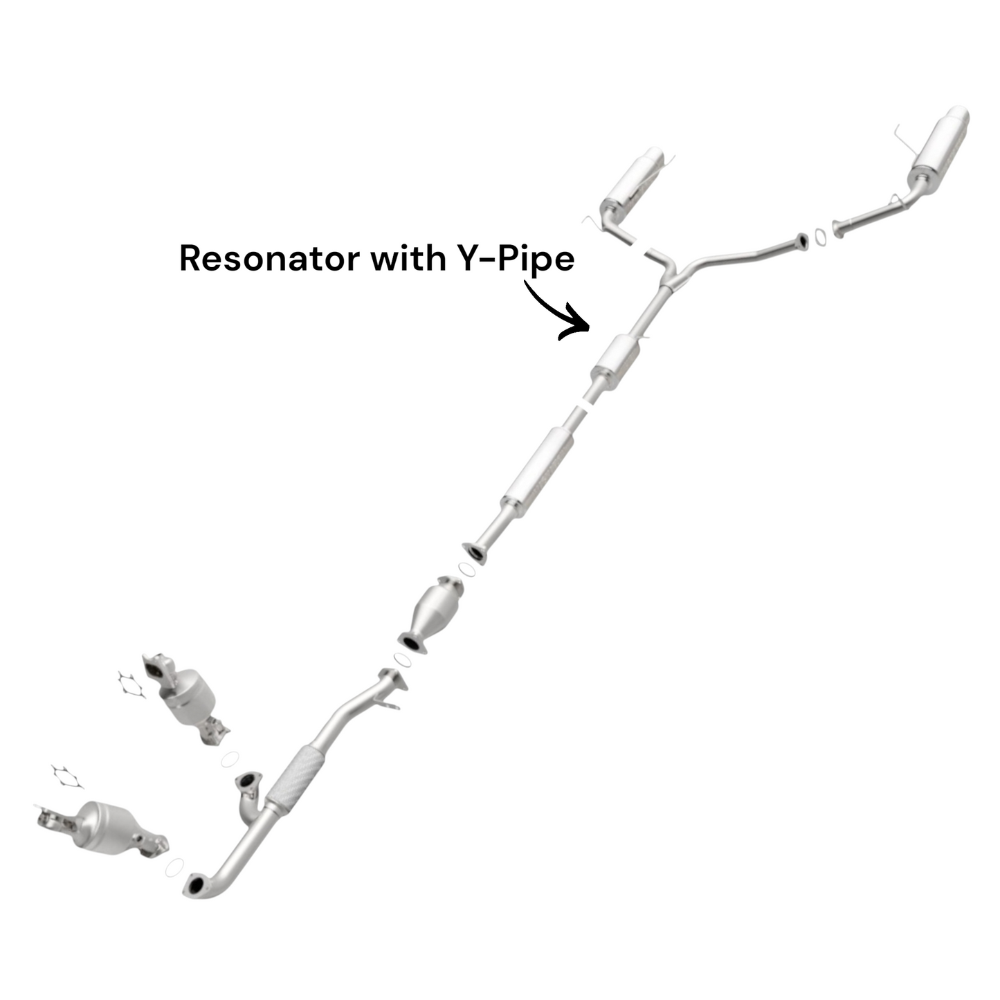 Acura TL 3.2L (2004-2008) Resonator with Y-Pipe