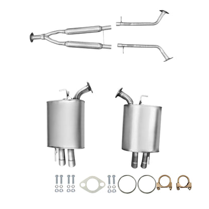 Infiniti M45 4.5L (2006-2010) Y pipe Resonator, Left And Right Side Muffler.