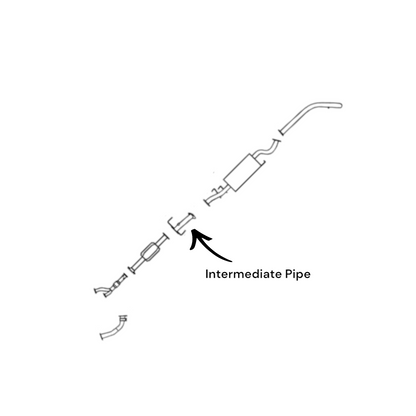 Mitsubishi Montero Sport 3.0L (1997-2003) Intermediate Pipe