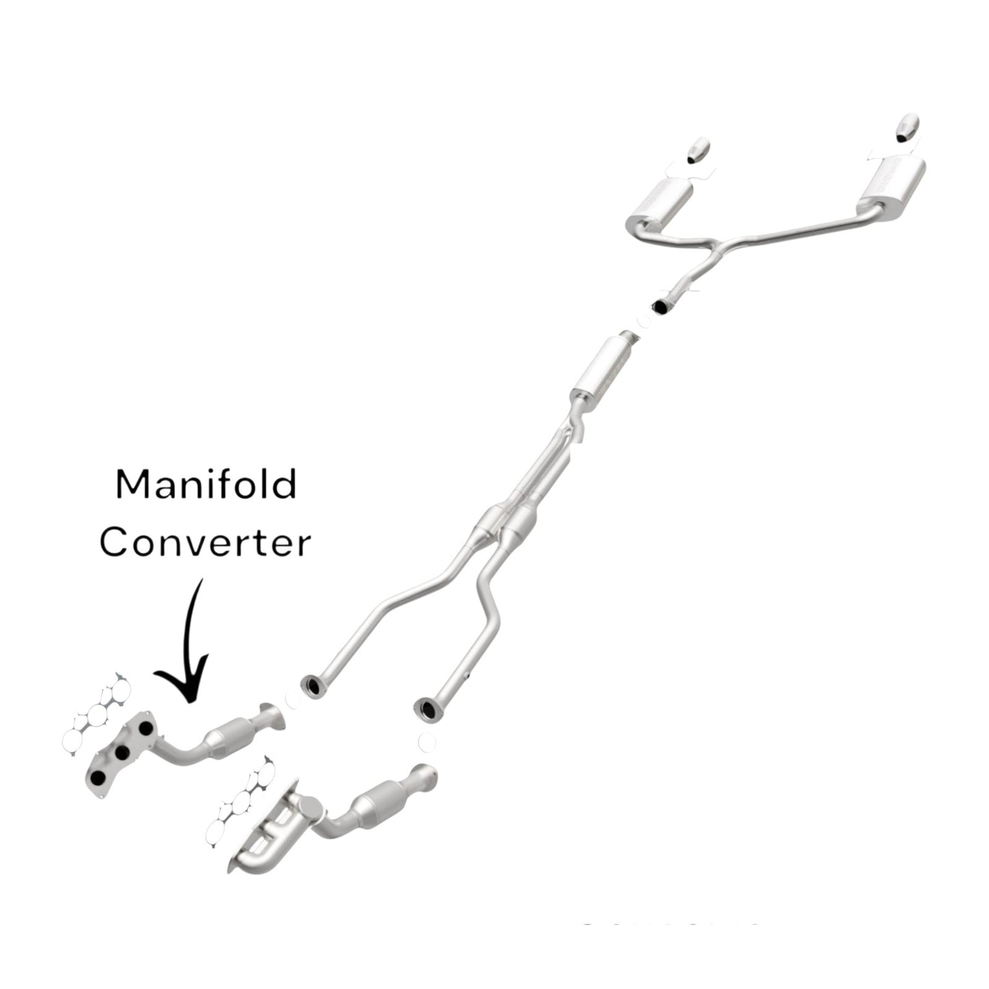 Lexus IS250 2.5L (2006-2012) (RWD) Left Side Manifold Converter