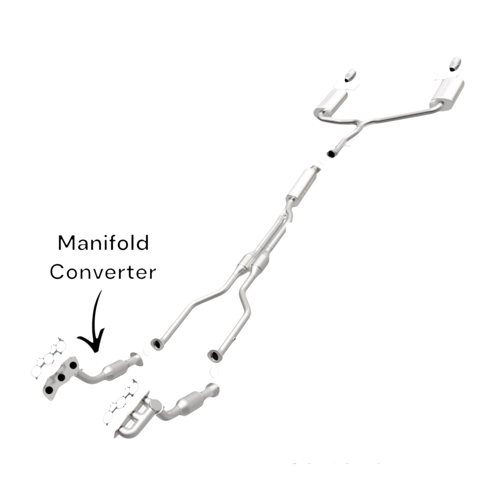 Lexus IS250 2.5L (2006-2012) (RWD) Left Side Manifold Converter