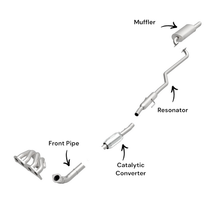 Toyota Corolla 1.8L (1998-2002) Complete Exhaust