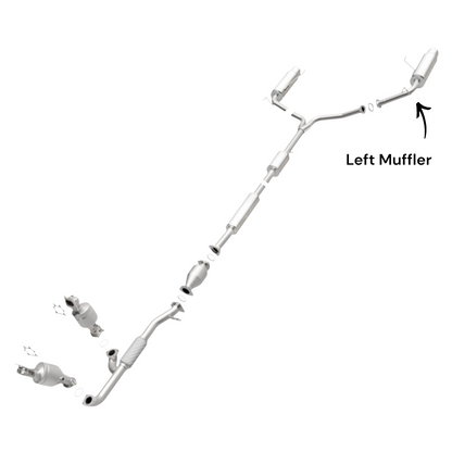 Honda Accord 3.0L (2005) (Sedan) (FULL HYBRID) Left side Muffler