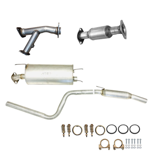Toyota Sienna 3.5L (2011-2016) (AWD) Front Y Pipe, Catalytic Converter and Muffler with Tail Pipe