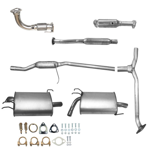 Acura TSX 2.4L (2004-2008) Flex Pipe, Catalytic Converter, Resonator, Y Pipe with Resonator and Both side Mufflers