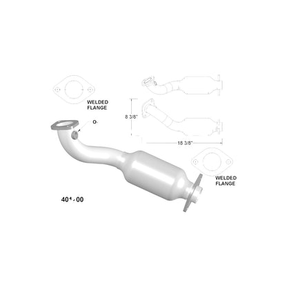 Cadillac SRX 3.6L V6 (2004-2007) Passenger Side Catalytic Converter