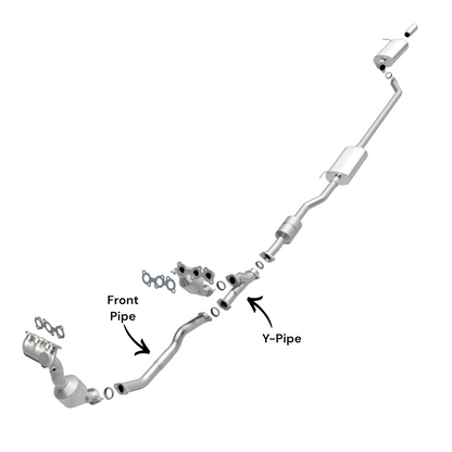 Lexus RX400h 3.3L (2006-2007) Front Pipe and Y-Pipe
