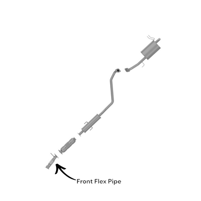 KIA Forte 2.0L & 2.4L (2010-2013) Front Flex Pipe