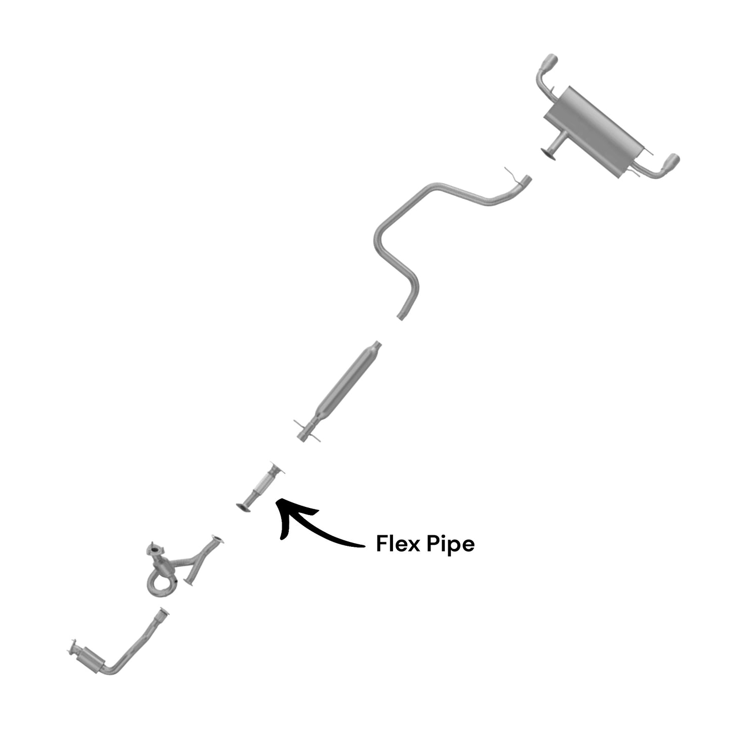 Saturn Aura 3.6L (2009) Flex Pipe