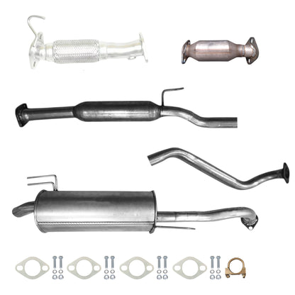 Kia Forte 1.8L (2014-2016) (Federal Emissions System) Flex Pipe, Catalytic Converter, Resonator and Muffler