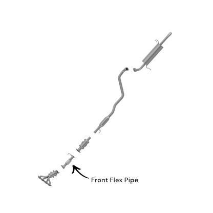 Hyundai Accent 1.6L (2012-2017)  Direct Fit Front Flex Pipe