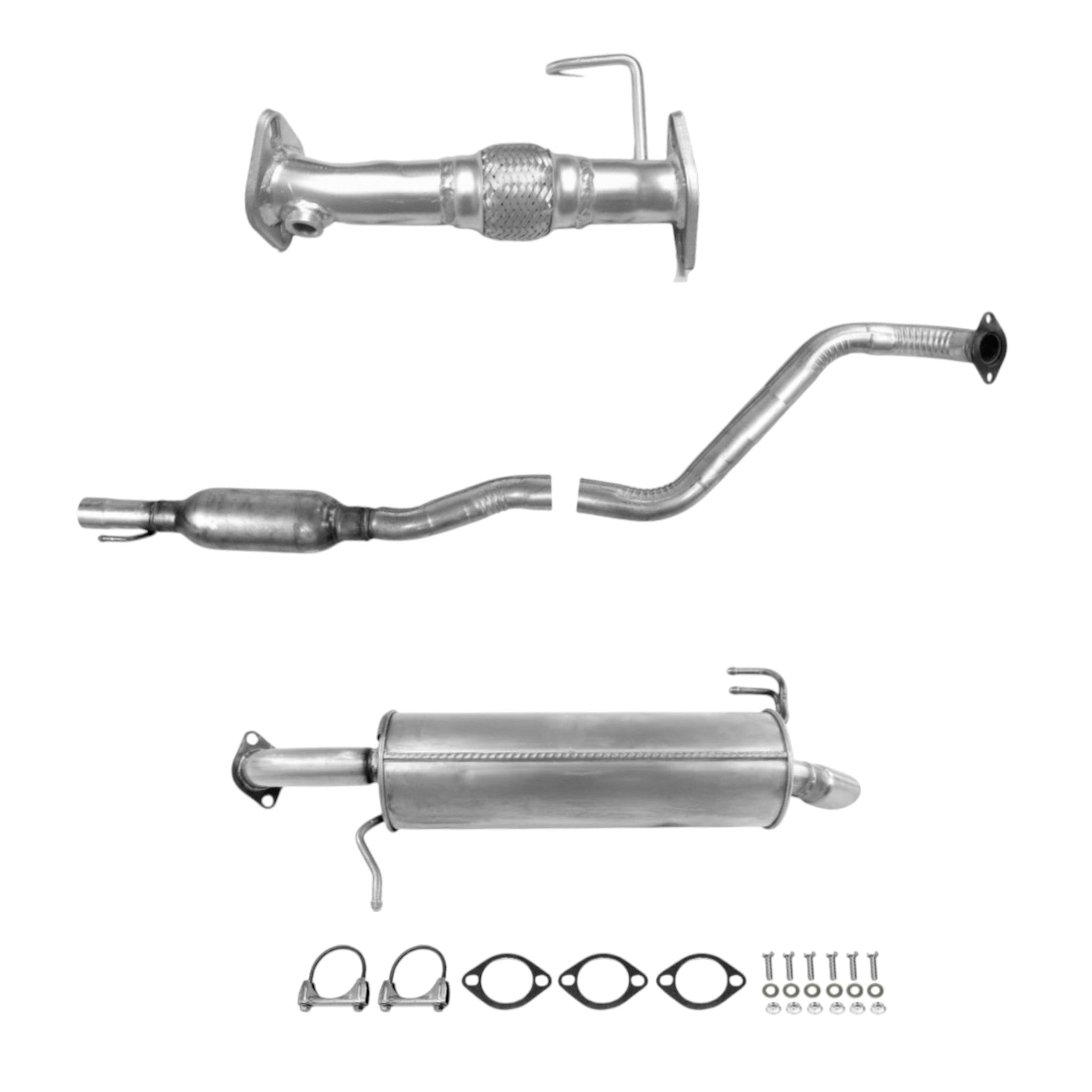 Kia Rio 1.6L (2012-2017) (Hatchback) Flex Pipe, Resonator and