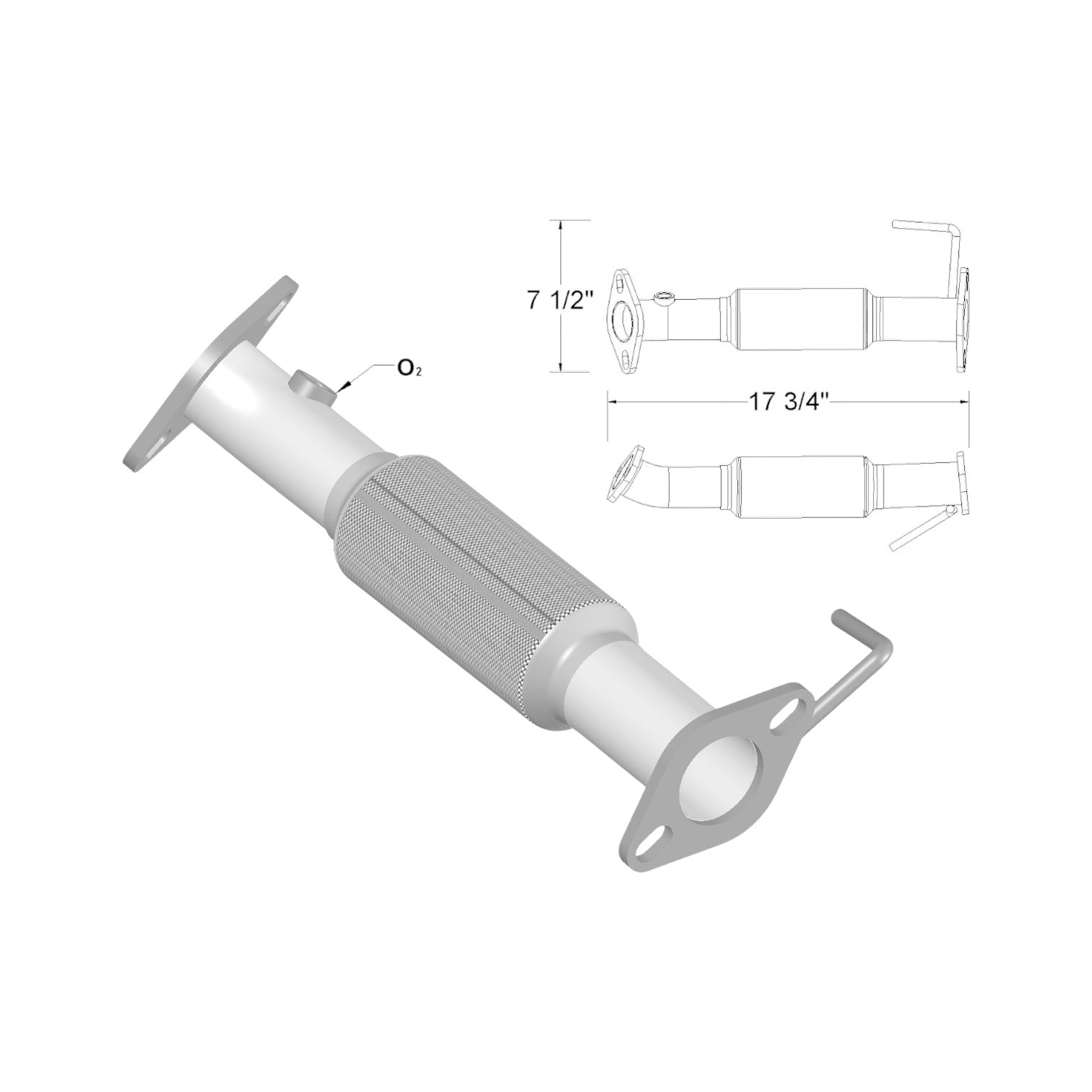 Hyundai Tucson 2.0L (2011-2013) Front Flex Pipe