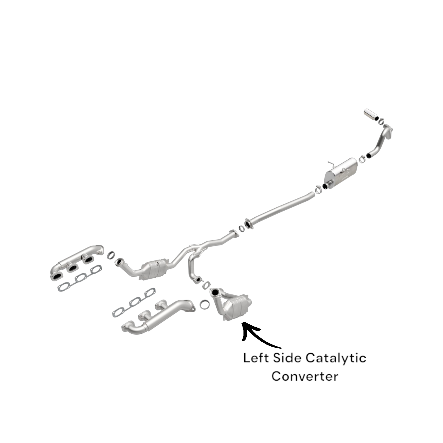 Ford Ranger 4.0L (2007-2011) Left Side Catalytic Converter