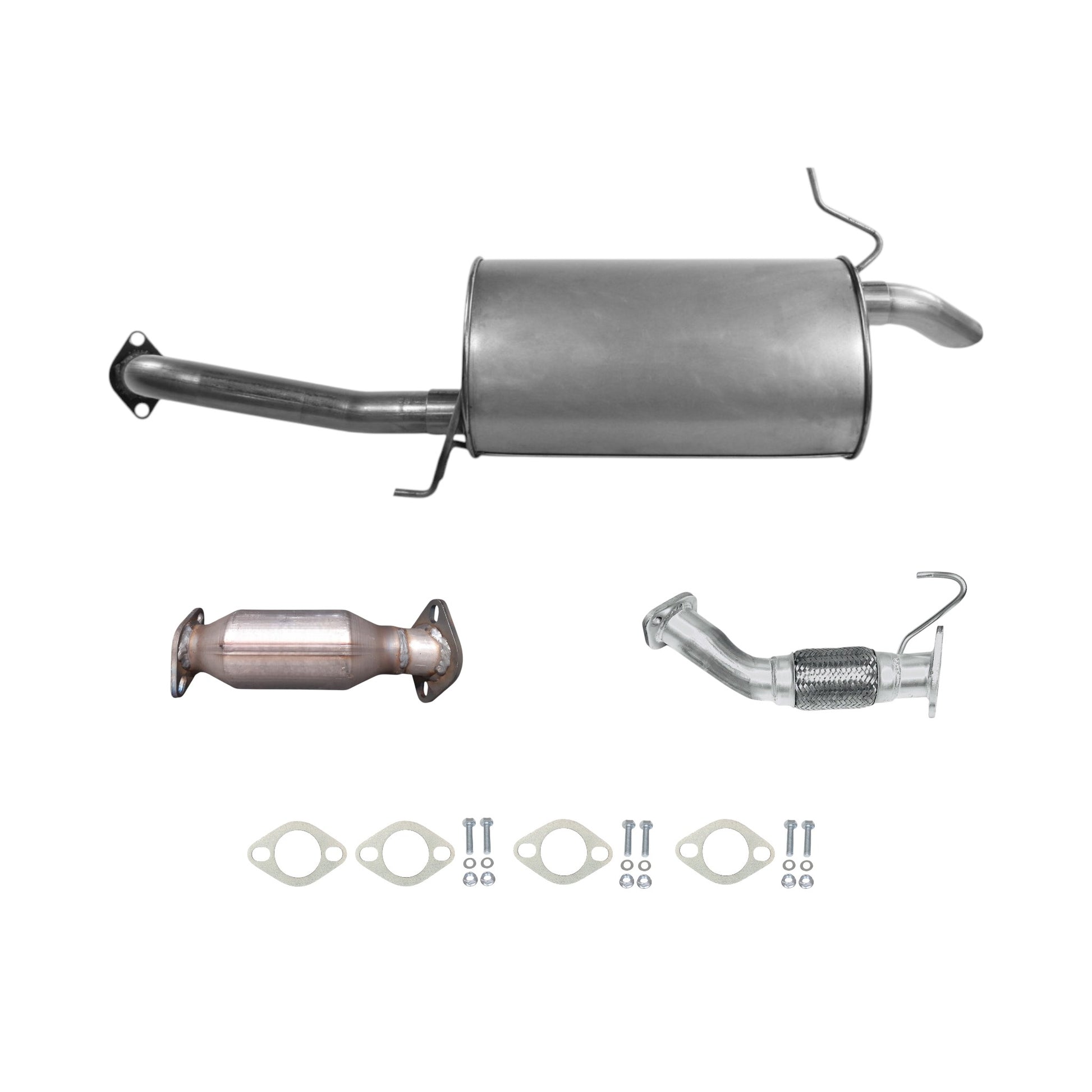 Hyundai Elantra 1.8L (2011-2016) (With California Emissions System) (Only for SULEV) Flex Pipe, Catalytic Converter and Muffler