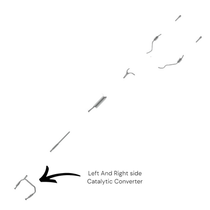 Ram 1500 3.6L 2019-2022 Left And Right Side Catalytic Converter