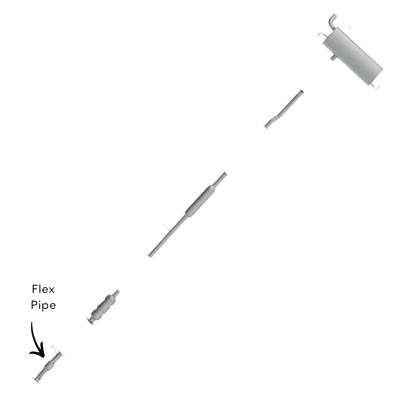 Hyundai Tucson 2.0L (2014-2015) Flex Pipe