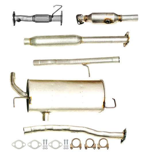 Hyundai Tucson 2.0L (2014-2015) Flex Pipe, Catalytic Converter, Resonator and Muffler with axel pipe