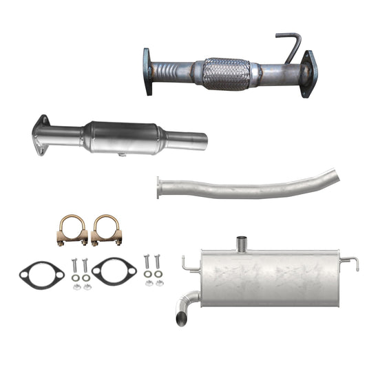 Hyundai Tucson 2.4L 2014-2015 SULEV Flex Pipe, Converter, Muffler with Axel Pipe