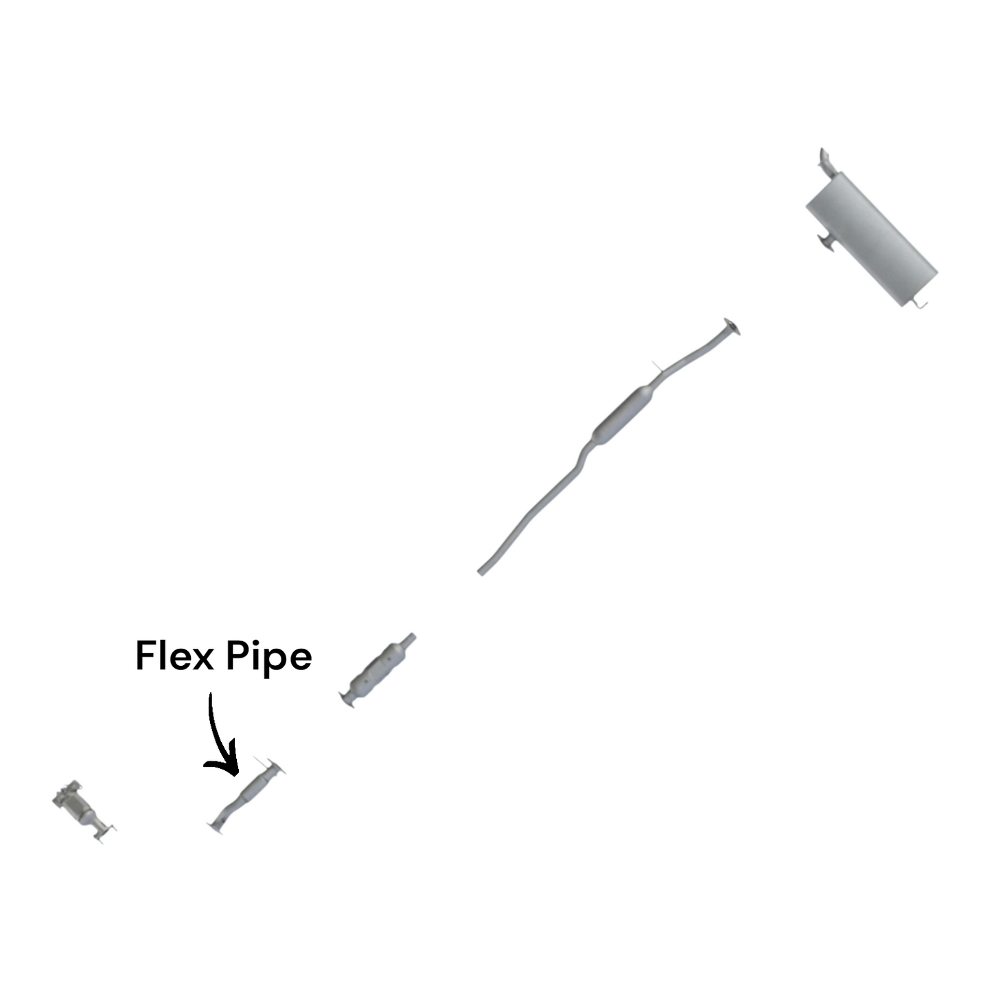 Hyundai Tucson 2.0L (2016-2018) (AWD Only) Flex Pipe