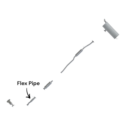 Hyundai Tucson 2.0L (2016-2018) (AWD Only) Flex Pipe
