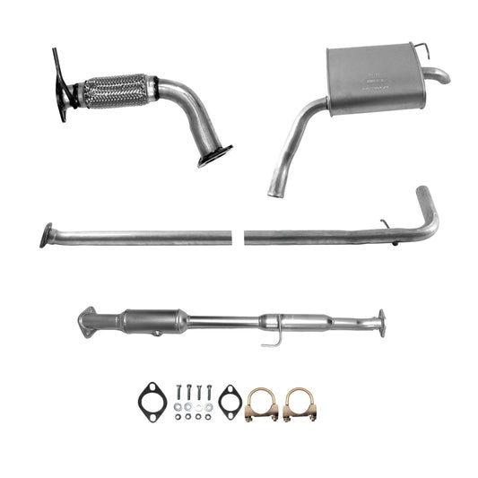 Hyundai Sonata 2.0L (2011-2014) (SE) (Turbocharged) Flex, Converter with Resonator (with one hangers), Pipe and Muffler
