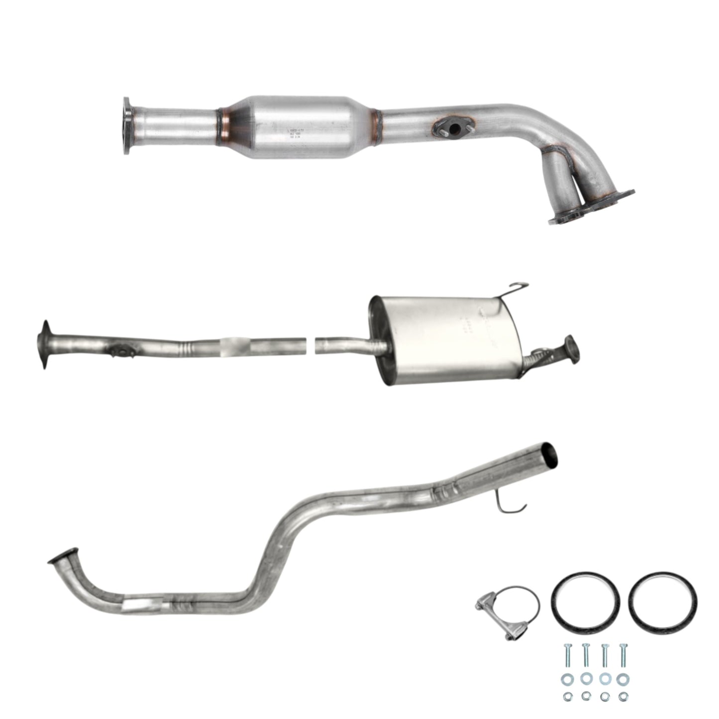 Toyota 4Runner 3.4L (1996-2000) Converter and Muffler with Tail pipe