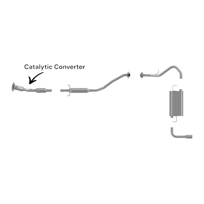 Toyota Matrix 1.8L FWD (2003-2008) Catalytic Converter