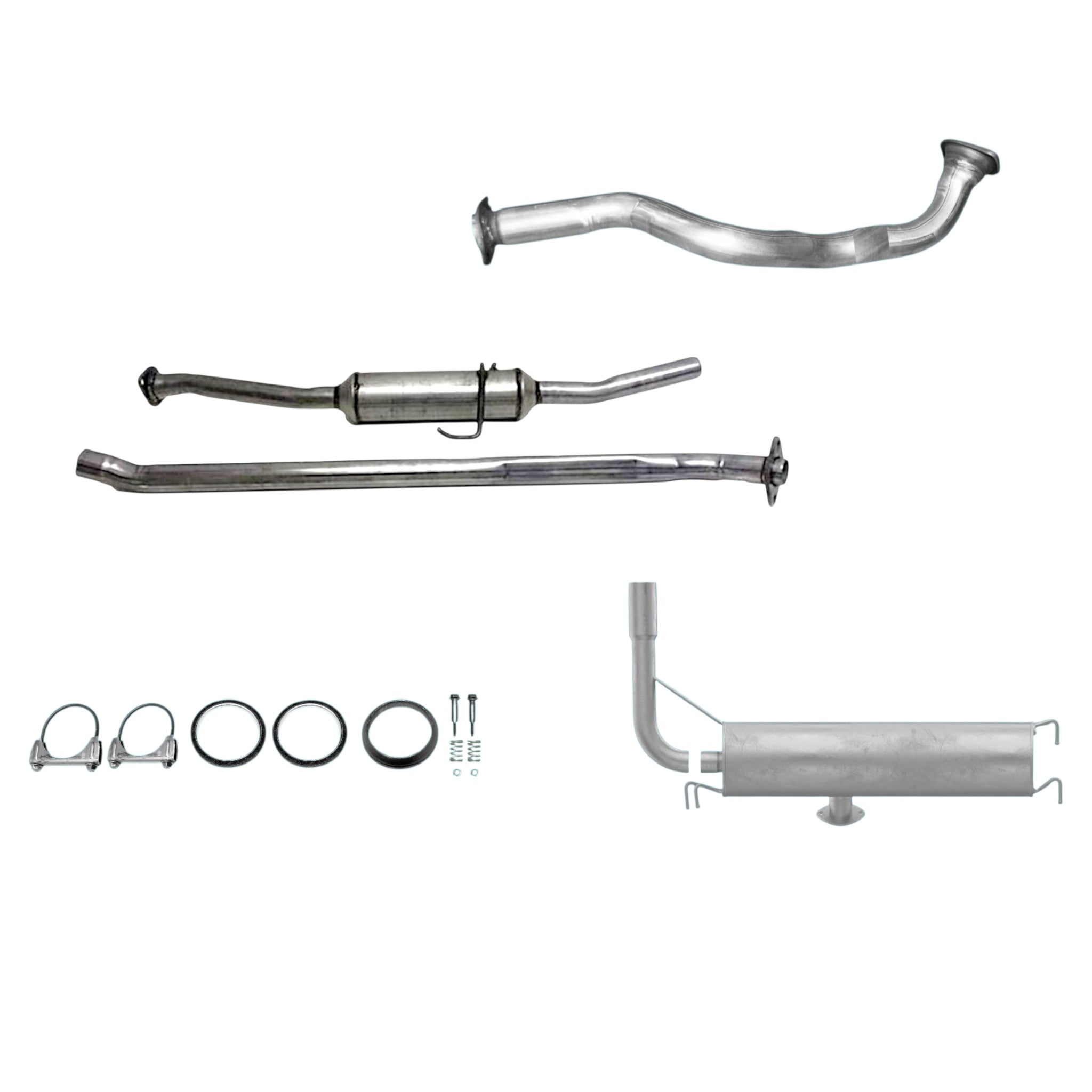 2001 Rav 4 Header Toyota Rav4 2.0L (2001-2003) Pipe, Resonator and Muffler – Global Muffler