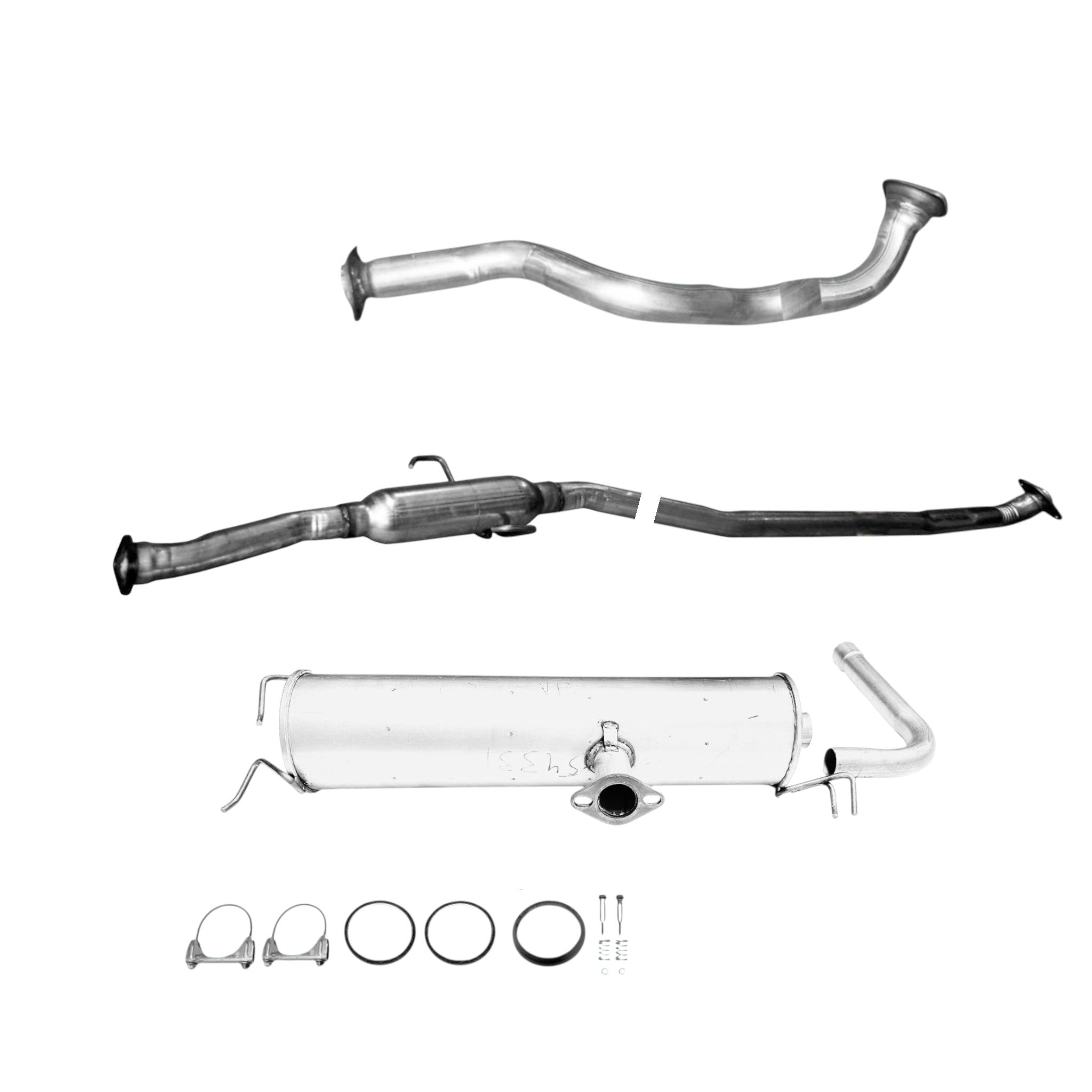2001 Rav 4 Header Toyota Rav4 2.0L (2001-2003) Pipe, Resonator and Muffler – Global Muffler