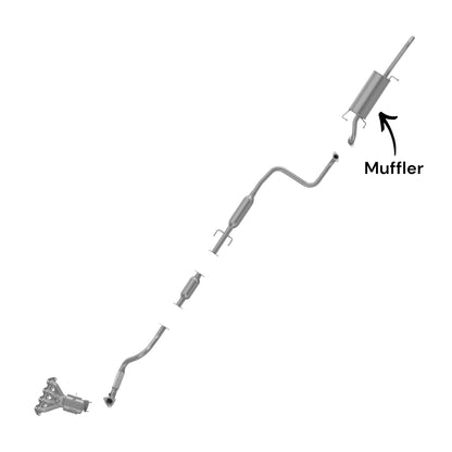 Pontiac G3 1.6L (2009) Muffler