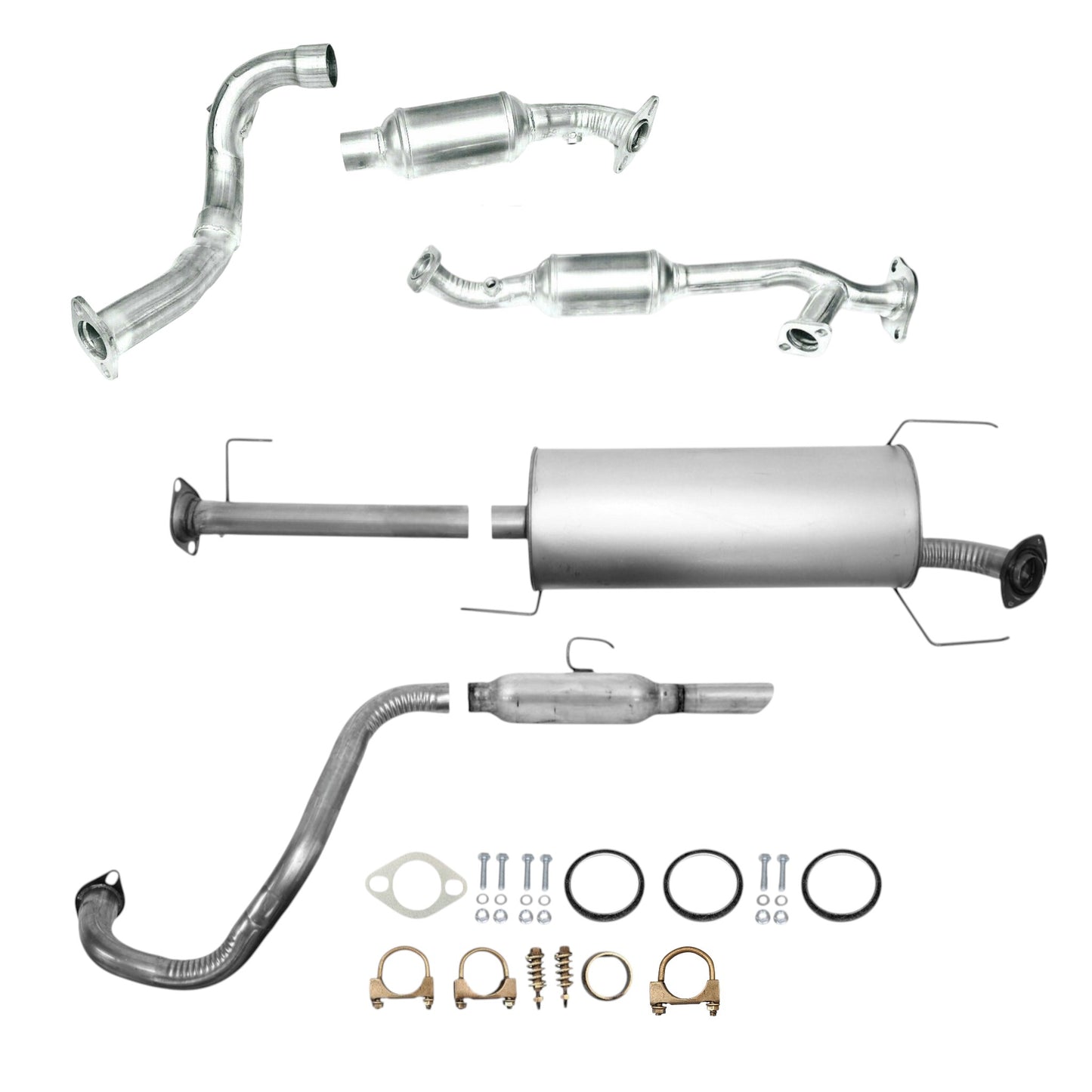 Lexus GX460 4.6L (2010-2016) Catalytic Converters, Muffler and Resonator