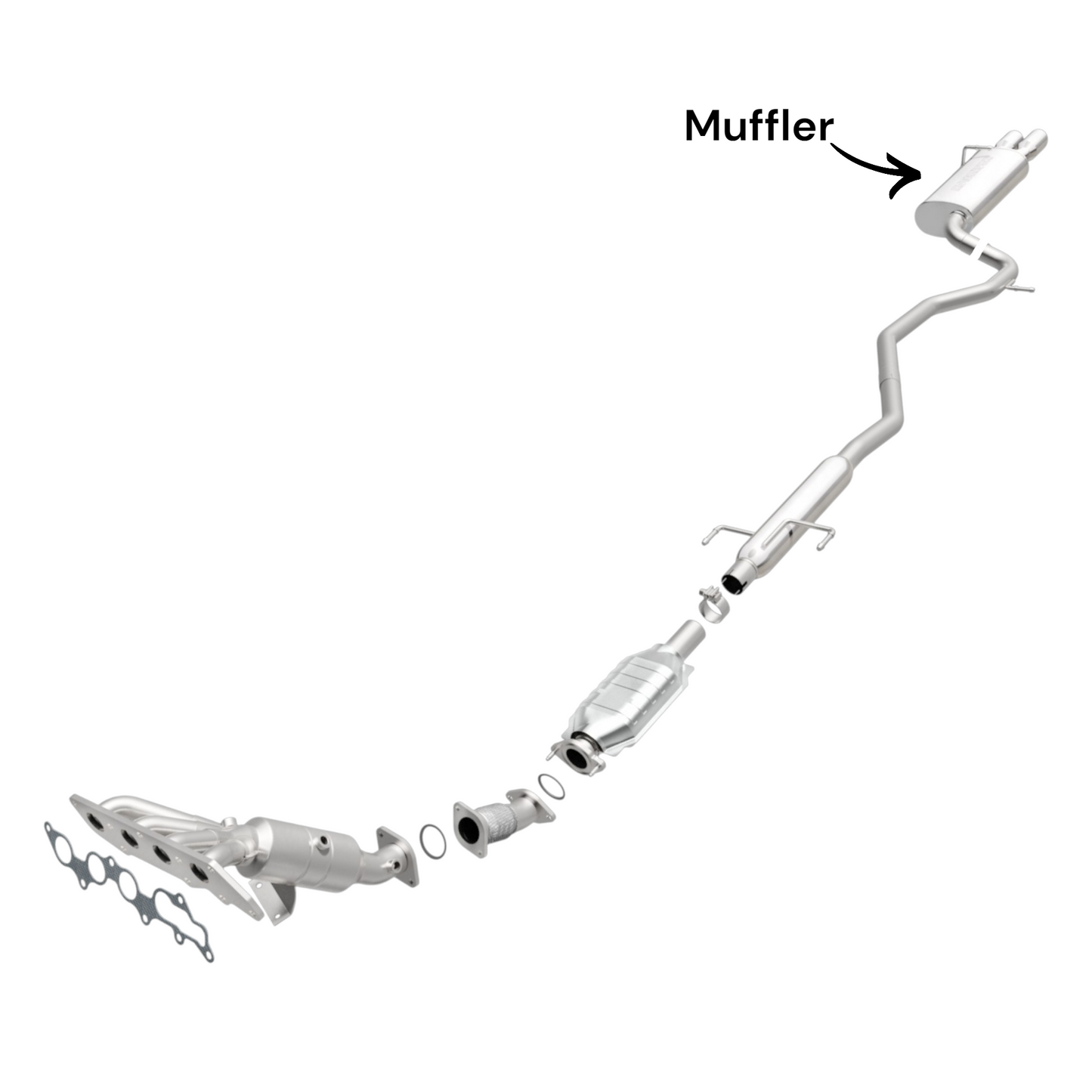 Mercury Milan 2.3L (2006-2009) Muffler