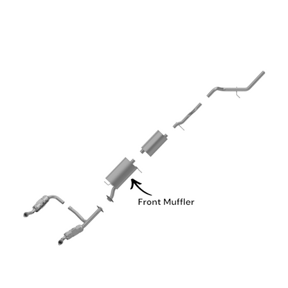 Mercury Mountaineer 4.6L (2006-2010) Front Muffler
