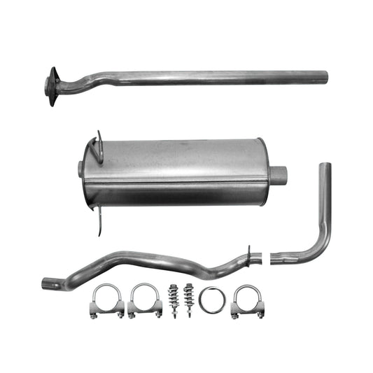 Ford Ranger 3.0L (111.5" Wheelbase) (2004-2008) Muffler with axel and Tail pipe